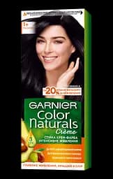 Краска для волос Garnier Color Naturals, тон 1+ (Ультрачерный), 110 мл (C4432726)
