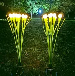 Світильник Sun Lamp Firefly Skylight із зеленим листям садовий декоративний 2 шт - мініатюра 5
