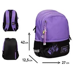 Рюкзак Yes T-113 Lilac Cubes (559966) - мініатюра 6