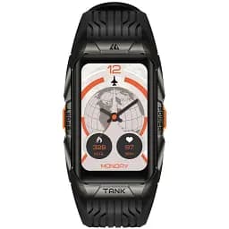 Смарт-годинник Kospet Tank X2 Ultra у протиударному тактичному корпусі black (16978) - мініатюра 6