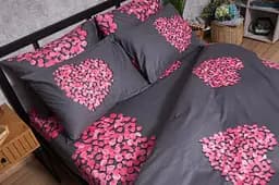 Комплект постільної білизни Moon&Star Satin Elit Rose Quartz сімейний 2х160х220 см наволочки 2х70х70 см - мініатюра 4