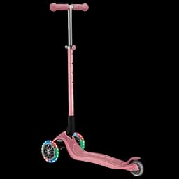 Самокат Globber Primo foldable plus lights, колеса з підсвічуванням, пастельно-рожевий (439-210) - мініатюра 2