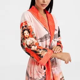 Халат жіночий з плюшевого велюру ексклюзивний Dragon 18327 L-XL - мініатюра 3