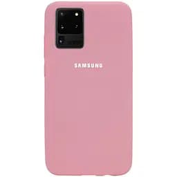Чохол-накладка Toto Silicone Full Protection Case Samsung Galaxy S20 Ultra Peach Pink