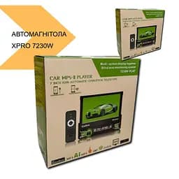 Автомагнітола 1DIN з висувним екраном 7 XPRO 7230W 10 (41114-7230W_2541) - мініатюра 3