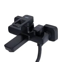 Змішувач для ванни Lidz Wawel 006 (з душовим гарнітуром) (k35) LDWAW006BLA45393 Black Чорний матовий - мініатюра 5