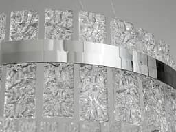 Люстра стельова LED Diasha 828/500CH 66W, хром, для спальні, кришталь, регульована висота - мініатюра 6