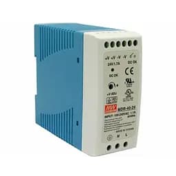 Блок живлення MDR-40-24 Mean Well на DIN-рейку (43-00515) - мініатюра 2