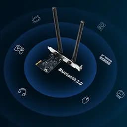 Адаптер WiFi MA30E AC1200, PCI-Express x1, BT5.0 Mercusys teh0017360 - мініатюра 4