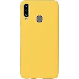 Чохол-накладка Toto 1 mm Matt TPU Case Samsung Galaxy A20s Yellow