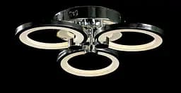 Люстра стельова LED Splendid Ray LK38/3, 80W, хром, білий, сучасний стиль, з пультом, димер - мініатюра 2