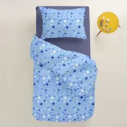 Дитяча постільна білизна Cosas COLOR STARS CS1 110х140см (StarsColorBlue_DarkBlue_140) - мініатюра 2
