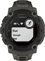 Смарт-годинник Garmin Instinct E 45 mm Black with Charcoal Band (010-02933-00) - мініатюра 2