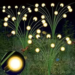 Світильник Sun Lamp Firefly Skylight із зеленим листям садовий декоративний 2 шт - мініатюра 3