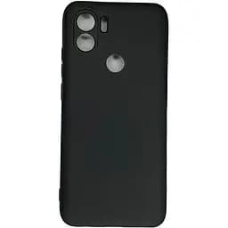 Чехол-накладка Toto soft liquid silicone case с кольцом Xiaomi Redmi A1 Plus Black