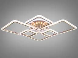 LED люстра на пульті з димером і різнобарвним підсвічуванням, 150W - мініатюра 4