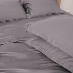Комплект постільної білизни MirSon Tencel №06 Gray 2х143х210 см (2200009370526) - мініатюра 3