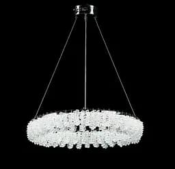 Сучасна підвісна LED-люстра L33038/500/1 LED (CH) - хром, 90 Вт, діаметр 50 см, від 12 до 18 м2 - мініатюра 3