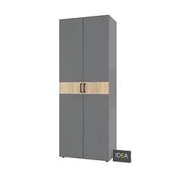 Шафа для одягу з однією штангою С-8.4 Антрацит/Асфальт Idea - мініатюра 3