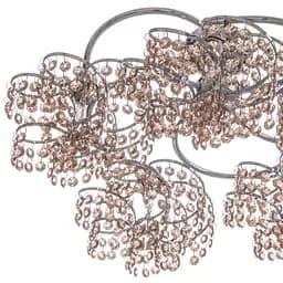Люстра стельова Brille галогенна кришталева G9 40W CH (BR-01 311S/5) - мініатюра 3
