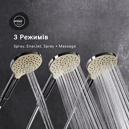 Душова система ShowerSpot з термостатом AM.PM F0780400 Like - мініатюра 4