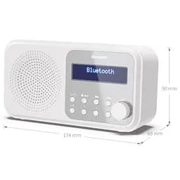 Радіоприймач Sharp DR-P420 White - мініатюра 6