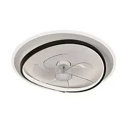 Люстра вентилятор стельова LED Levistella 7875088B BK+WH, 50W, білий+чорний, з пультом, сучасний стиль для дому - мініатюра 2