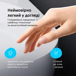 Унітаз підвісний AquaSpin AM.PM Func 49 см, із сидінням мікроліфт білий CFA1902SC - мініатюра 6