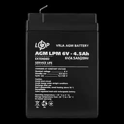 Акумулятор AGM LPM 6V - 4.5 Ah - мініатюра 4