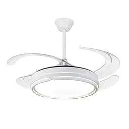 Люстра вентилятор стельова LED Levistella 7943070 (48) WH, 80W, діаметр 1200 мм, білий, сучасний стиль - мініатюра 2