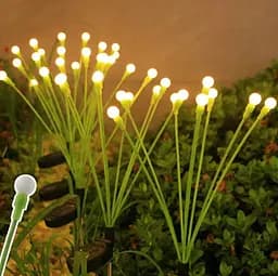 Світильник Sun Lamp Firefly Skylight із зеленим листям садовий декоративний 2 шт - мініатюра 6