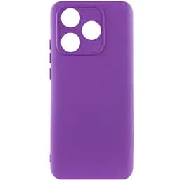 Чехол Silicone Cover Lakshmi Full Camera (A) для TECNO Spark 10 Фиолетовый / Purple