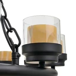 Люстра Brille лофт підвісна свічка E27 60W BZ (BL-387S/12) - мініатюра 11
