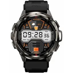 Смарт-годинник Kospet Tank T3 Ultra Black з 2 ремінцями (метал + силікон) - мініатюра 2