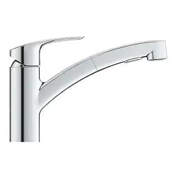 Змішувач для кухні Grohe Eurosmart з висувним виливом Хром 30412 - мініатюра 3