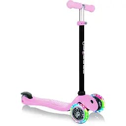 Самокат Globber Go Up Sporty з підсвічуванням світло-рожевий (452-210-3) - мініатюра 3