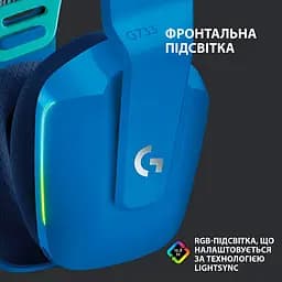 Навушники Logitech G733 Lightspeed Wireless RGB Blue (981-000942/43) - мініатюра 4