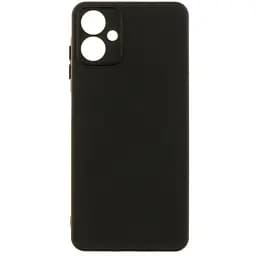 Чохол Silicone Cover з рамкою камери Samsung Galaxy A06/A065 Black