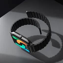 Смарт-годинник Xiaomi Haylou RS4 Plus LS11 Black GL (magnetic strap) - мініатюра 2