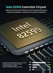 Мережева карта 10 Гбит/с SFP PCI-e, контроллер Intel 82599 (X520-DA1), адаптер Ethernet NICGIGA 10 Гбит/с, порт 10Gbe SFP - мініатюра 2