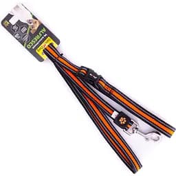 Повідець для собак GimDog Alfresco, неопрен та фліс, 120х2 см, помаранчевий - мініатюра 2