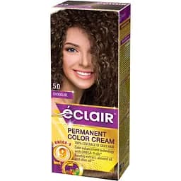 Крем-краска для волос Éclair Omega-9 стойкая №5.0 Шоколадный