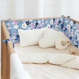 Бортики в дитяче ліжечко Cosas Sky Flowers 30 х 180 см (WeltBed_FlowersWSky) - мініатюра 2