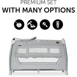 Дитячий манеж Hauck Play N Relax Quilted Grey, сірий (60011-5) - мініатюра 3