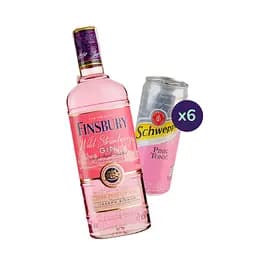 Коктейль Pink Gin Tonic (набір інгредієнтів) х14* на основі Finsbury - мініатюра 2