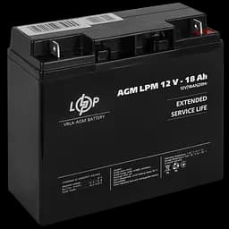 Аккумулятор AGM LPM 12V - 18 Ah - мініатюра 2