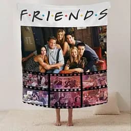 Плед плюшевий на подарунок 3D FRIENDS №2 160х200 см - мініатюра 2