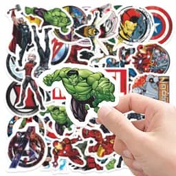 Стикерпак Марвел Месники Набір наклейок GeekLand Marvel Avengers 50 штук - мініатюра 3