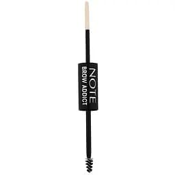 Тінт та гель для брів 2 в 1 Note Cosmetique Brow Addict Tint & Shaping Gel Dark Blonde відтінок 1, 10 мл - мініатюра 2