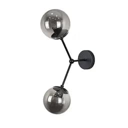 Люстра стельова LED Levistella 7529811-2 BK+BK, 2 плафона, E27, чорний, сучасний стиль - мініатюра 2